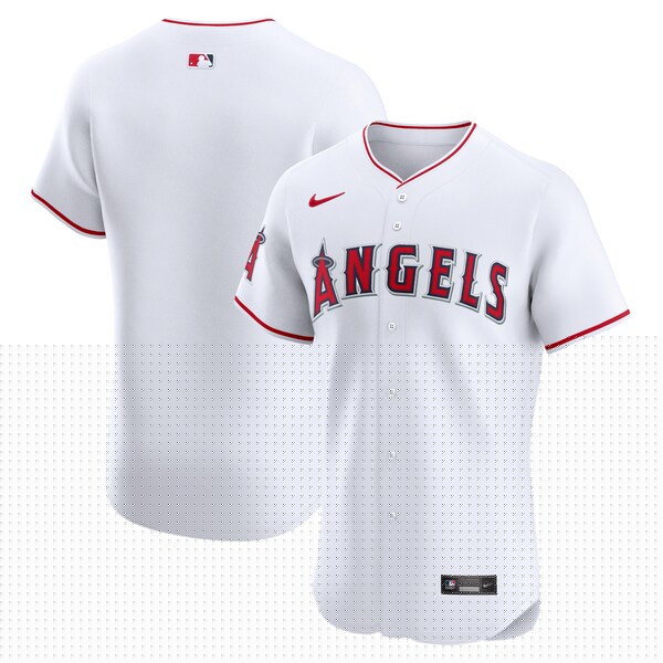Los Angeles Angels Nike Home Elite Jersey - White
