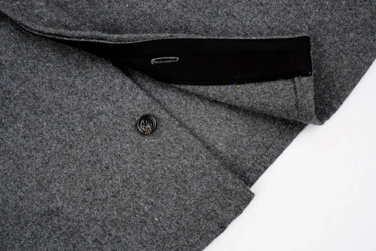 Bottega Veneta Grey Wool Shirt Jacket product photo from LabelPicks