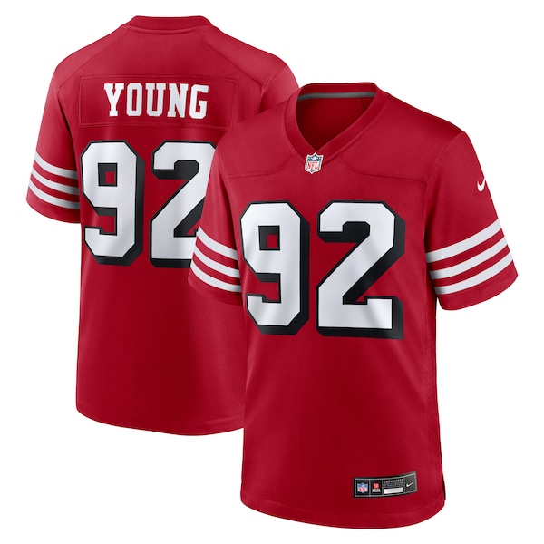 Chase Young San Francisco 49ers Nike Alternate Game Jersey - Scarlet