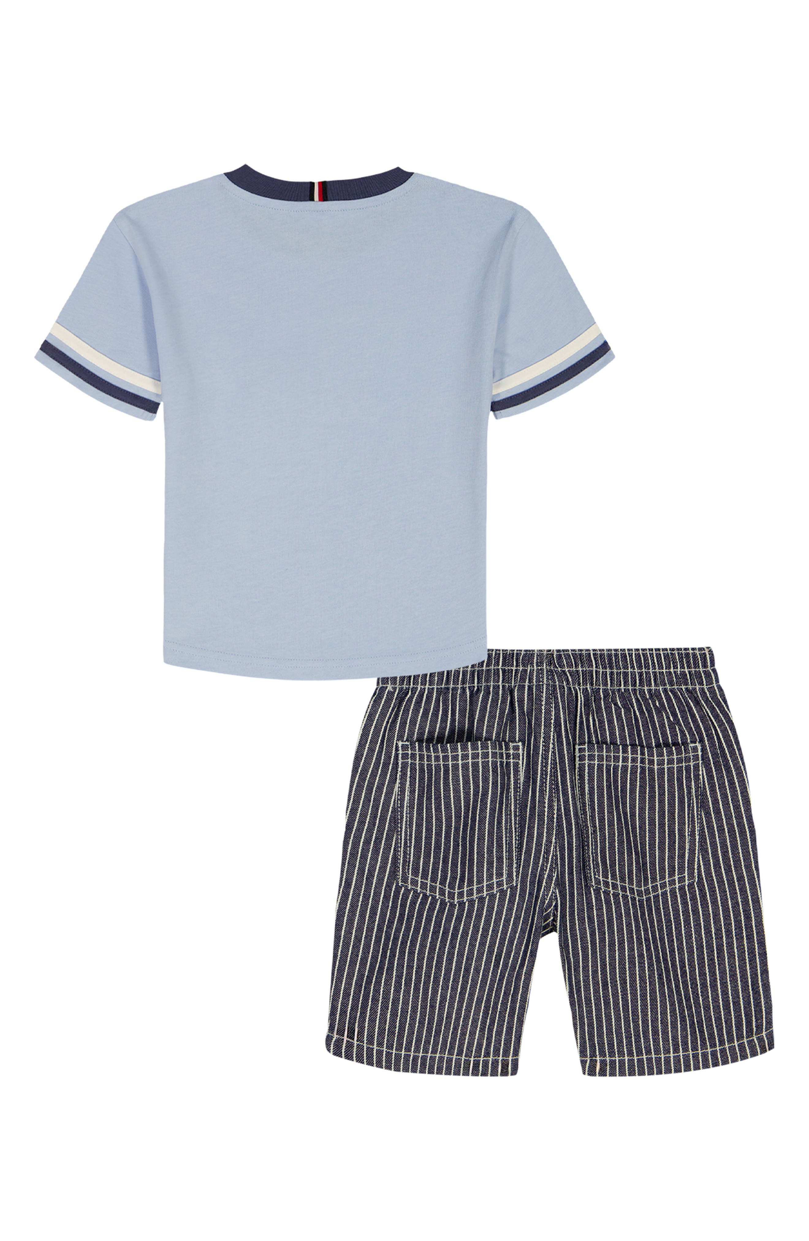 Tommy Hilfiger Initial Embroidered T-Shirt & Shorts Set