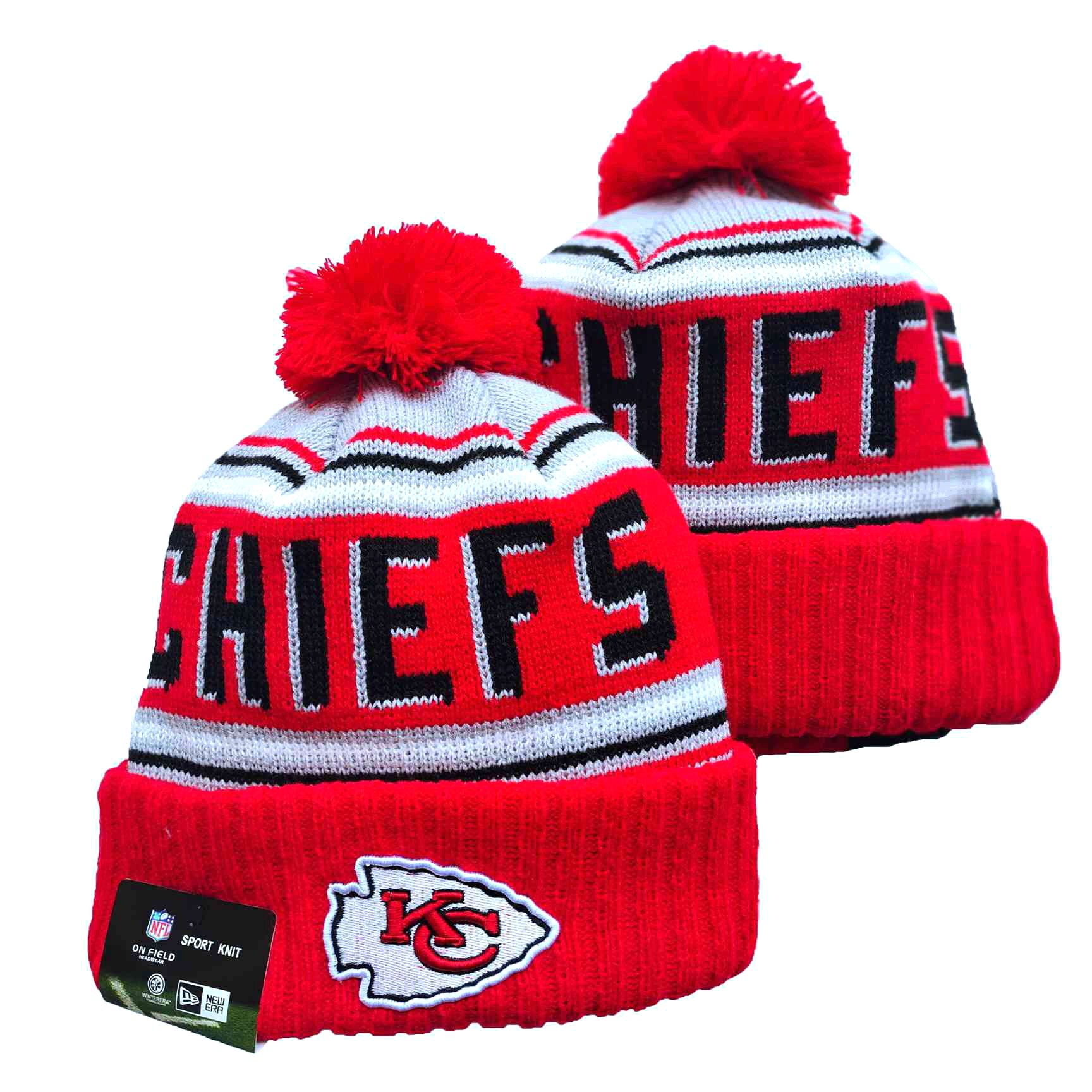 KANSAS CITY CHIEFS KNIT HAT