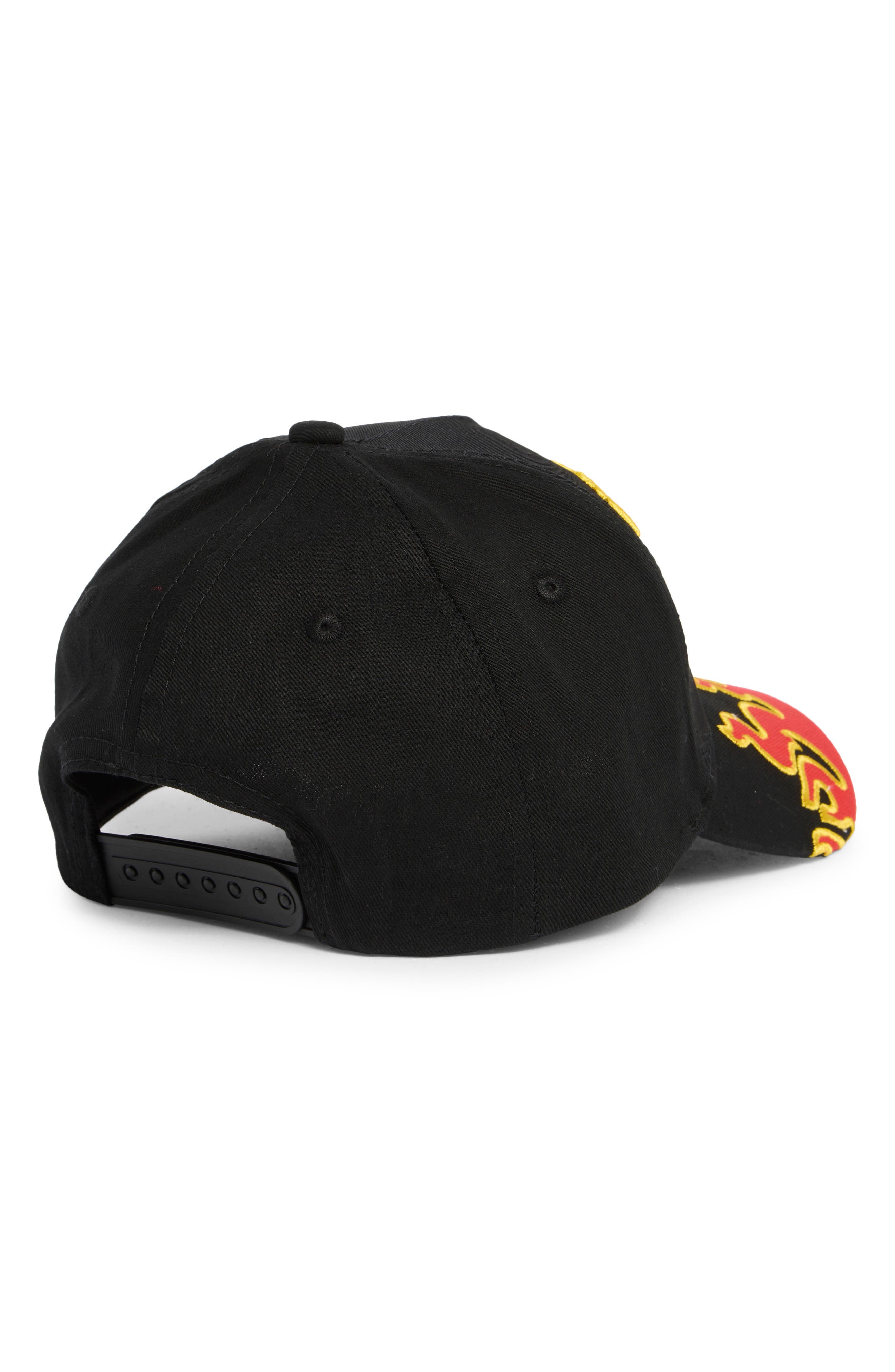 USPA ACCESSORIES Hot Wheels Flames Baseball Cap