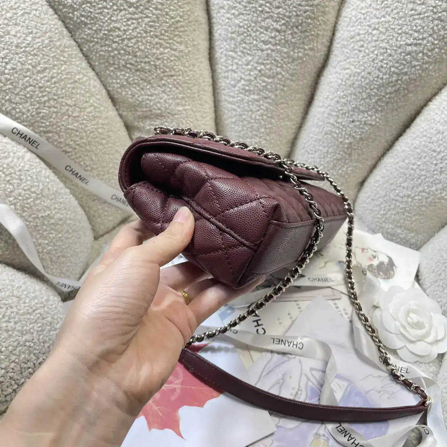 Chanel Black Coco Handle Calfskin Top Handle Bag product photo from LabelPicks