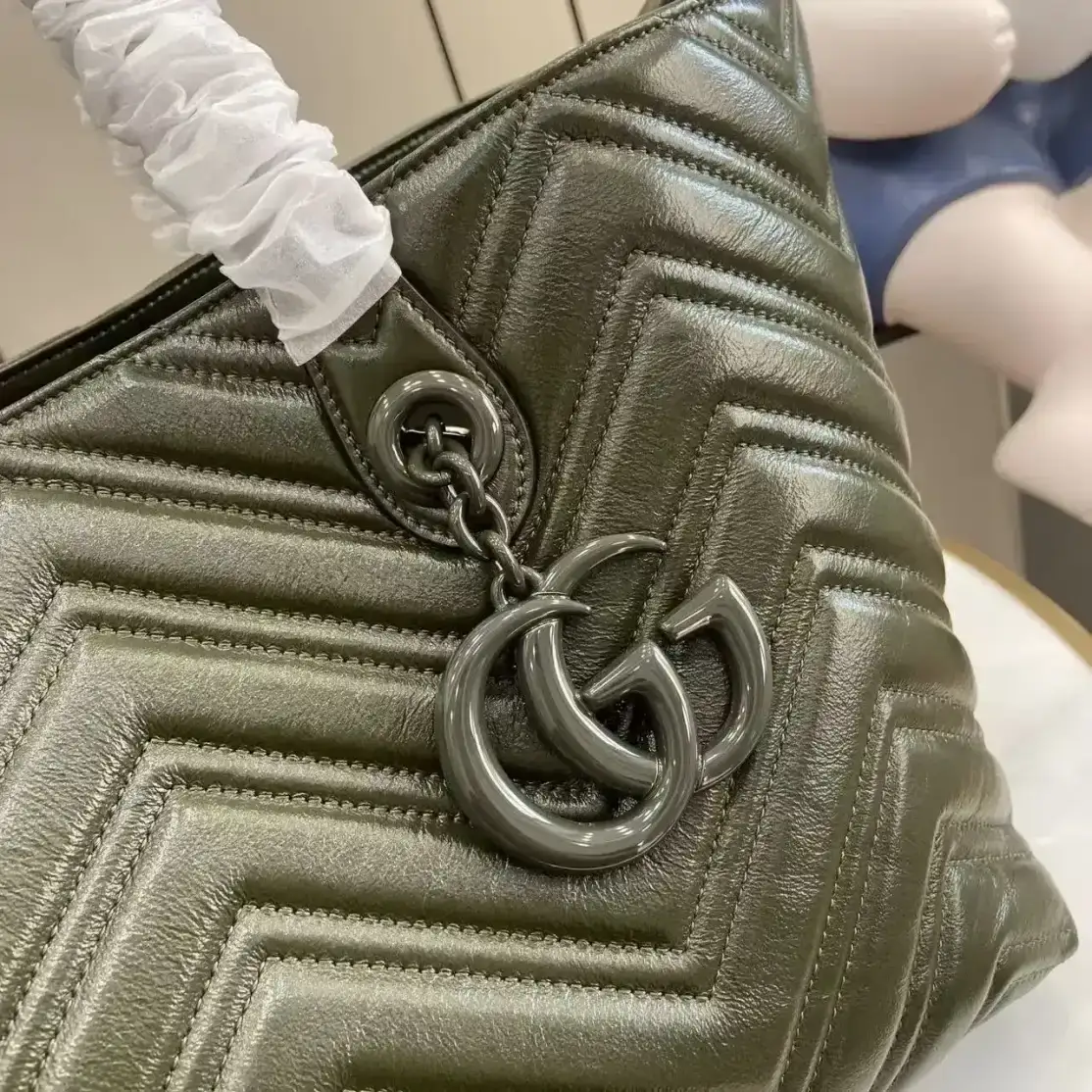 Gucci GG Supreme Canvas Marmont Tote Bag product photo from LabelPicks