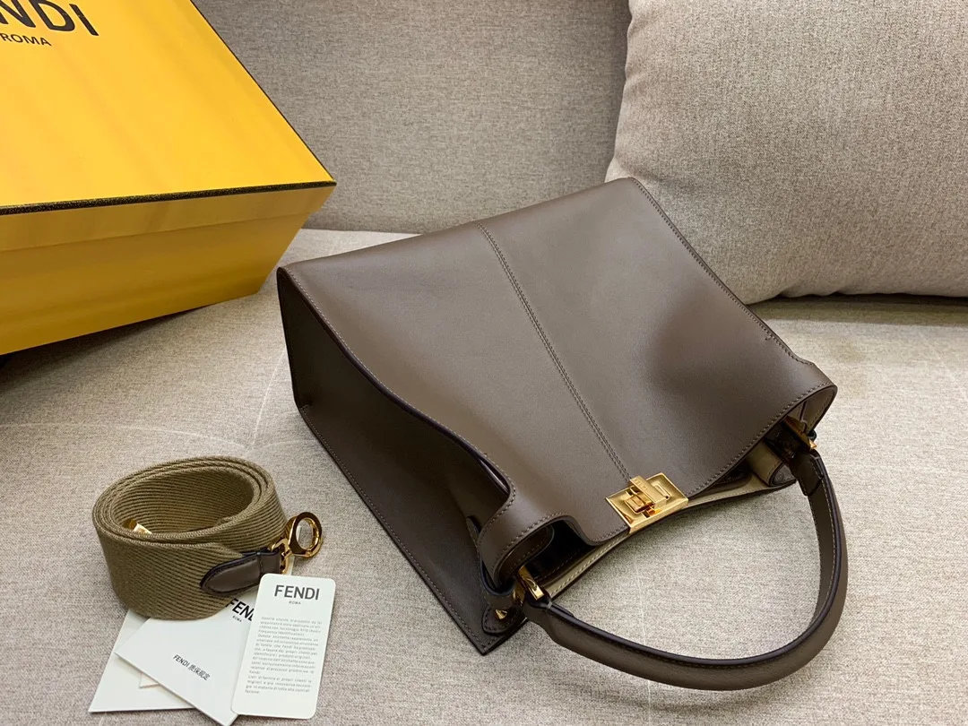 Fendi Peekaboo X-Lite Calfskin Top Handle Bag product photo from LabelPicks