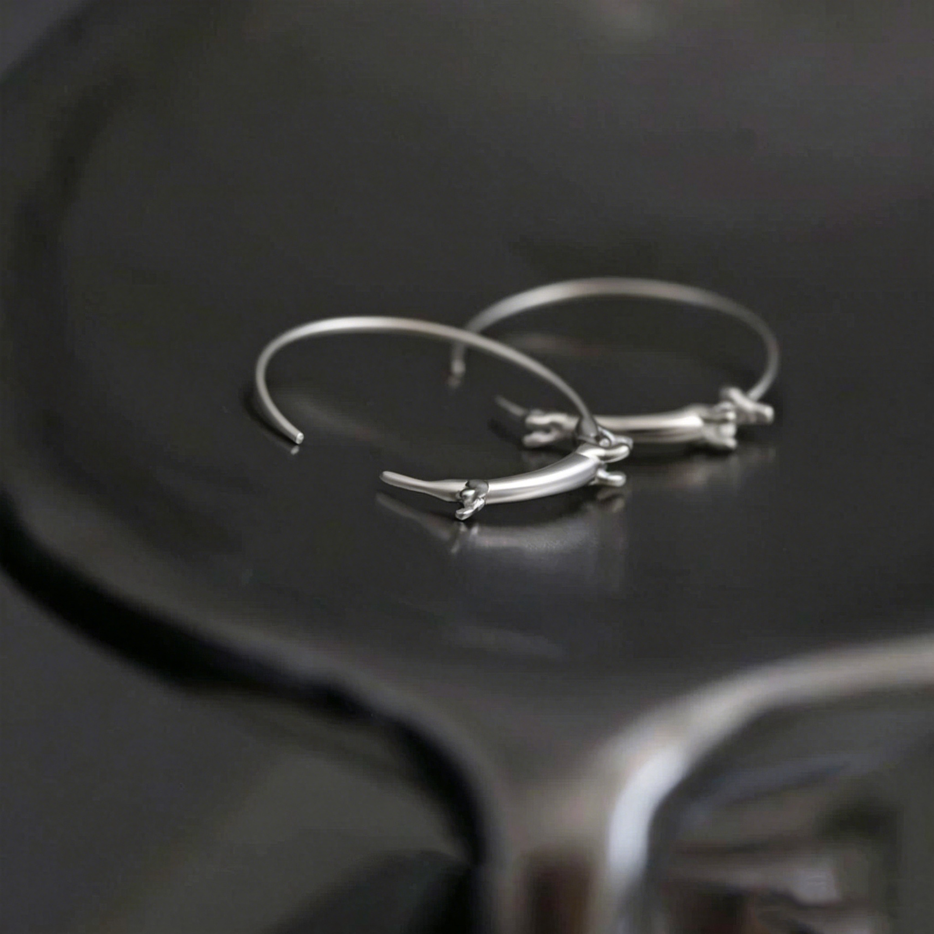 Childlike Dachshund Dog Earrings 925 Sterling Silver Cute Exquisite Niche Design Earrings Korean Style Ins Unique Ear Accessories