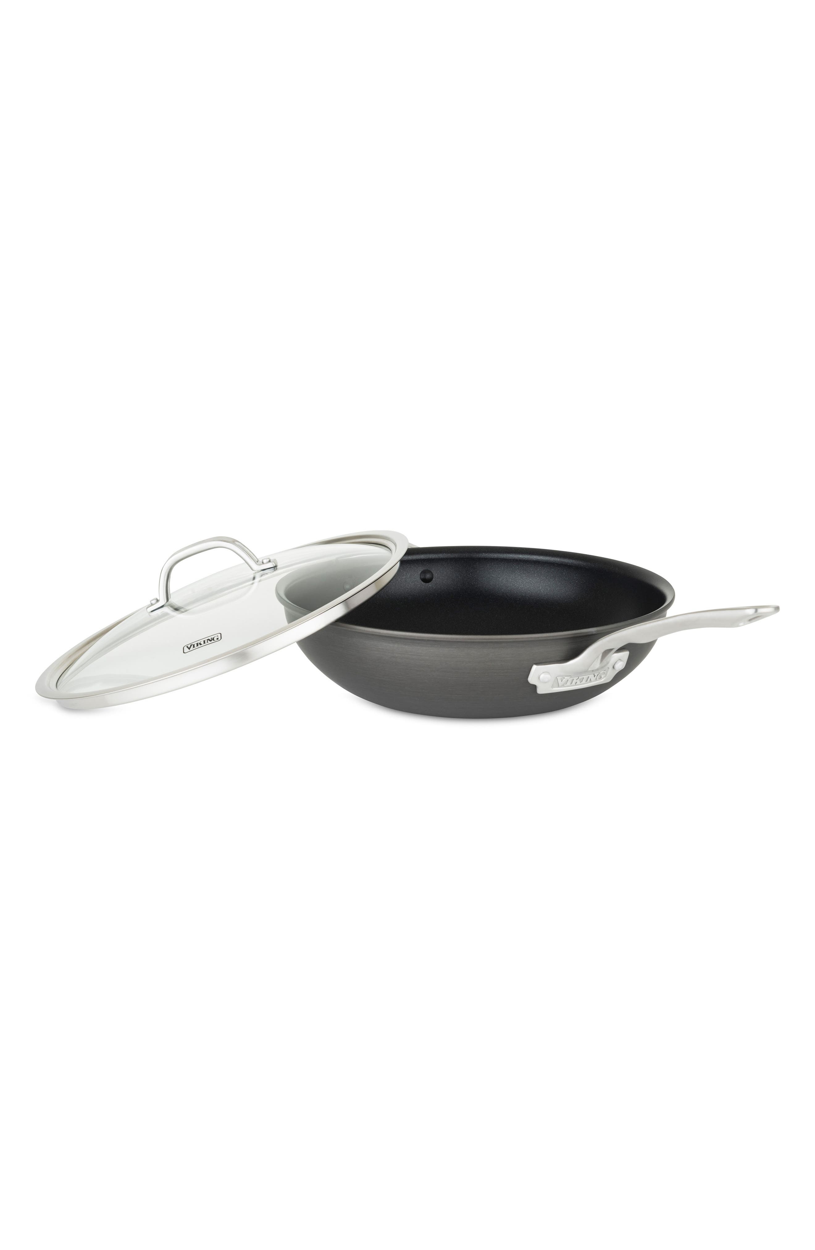 Viking Hard Anodized Nonstick 12-Inch Chef Pan with Lid