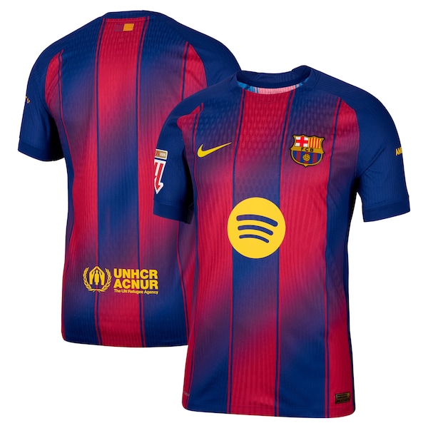 Barcelona Nike 2025/26 Home Authentic Jersey with Patch - Navy