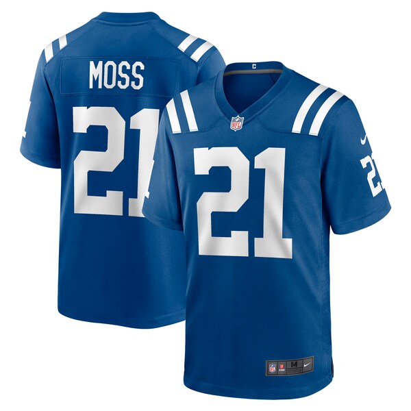 Zack Moss Indianapolis Colts Nike Game Player Jersey - Royal/Blue