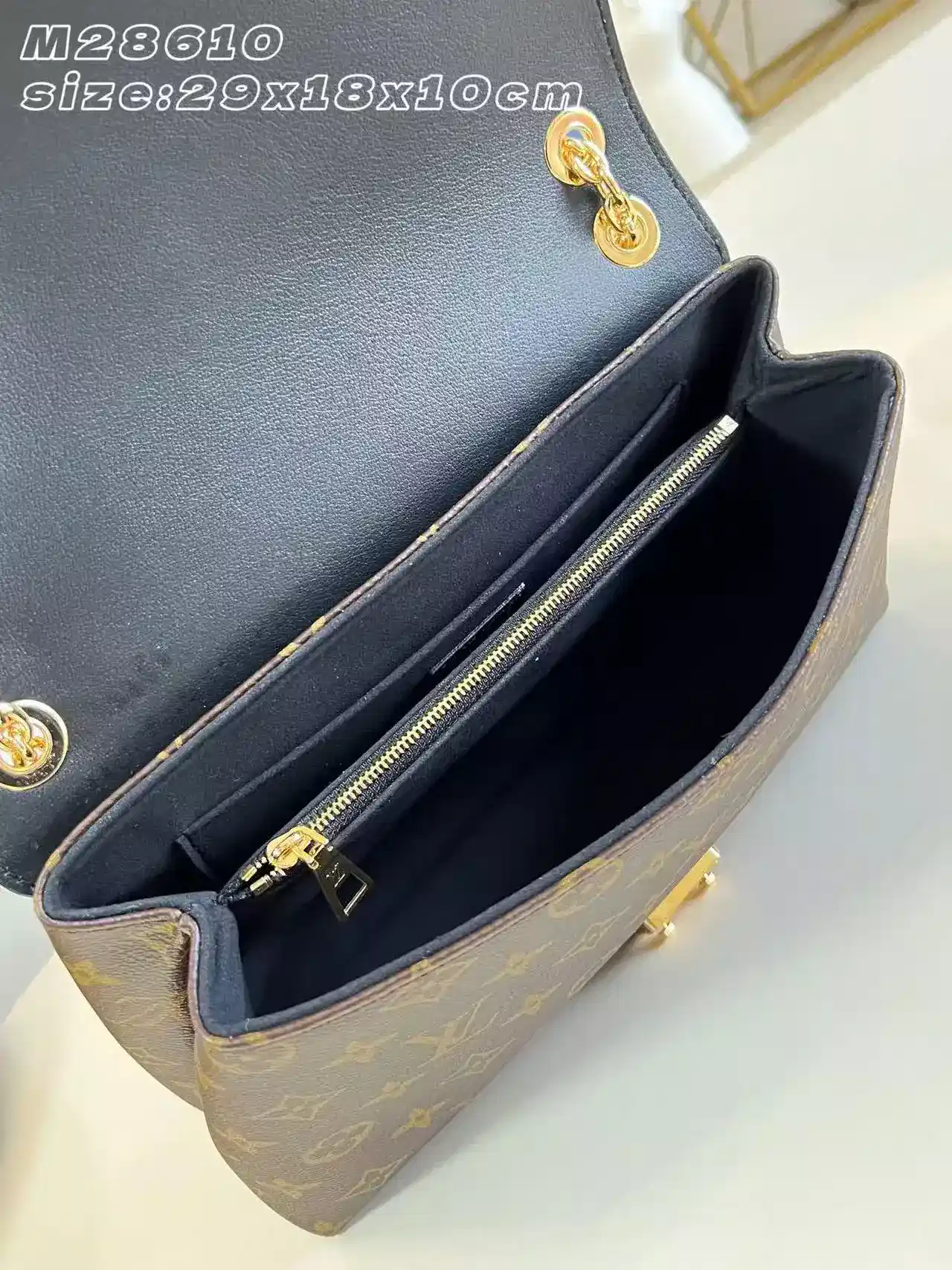 Louis Vuitton Madeleine Gold Canvas and Leather Shoulder Bag product photo from LabelPicks