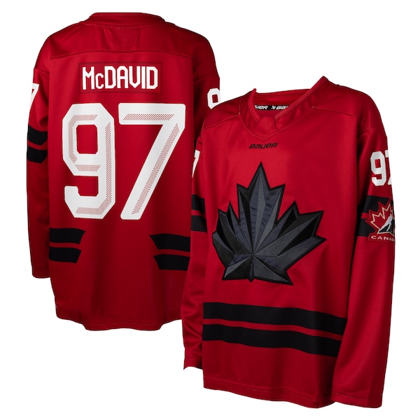 Connor McDavid Hockey Canada Youth 2026 Replica Jersey - Red