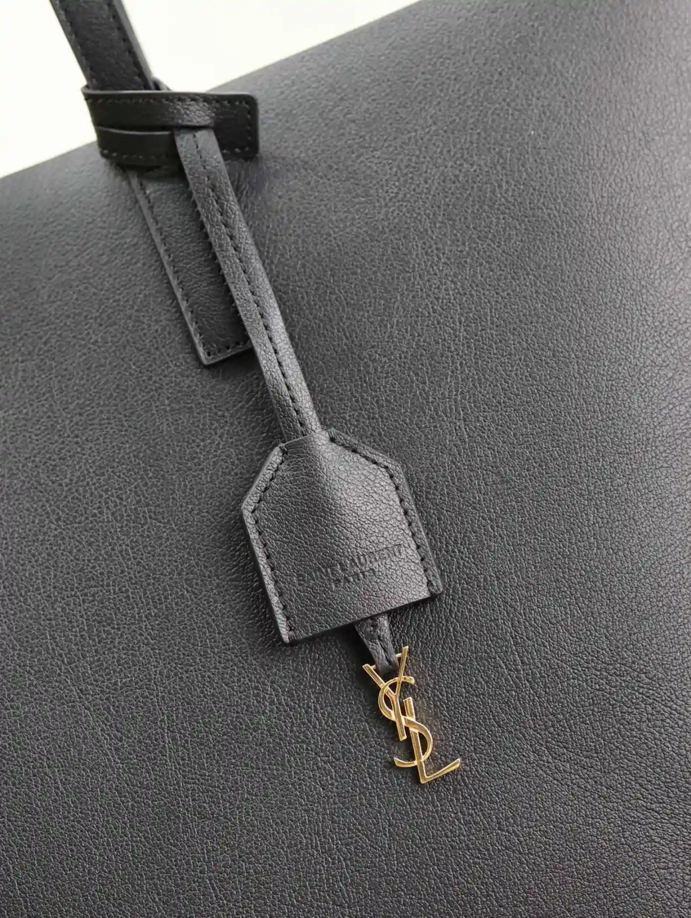 Saint Laurent Black Calfskin Tote Bag product photo from LabelPicks