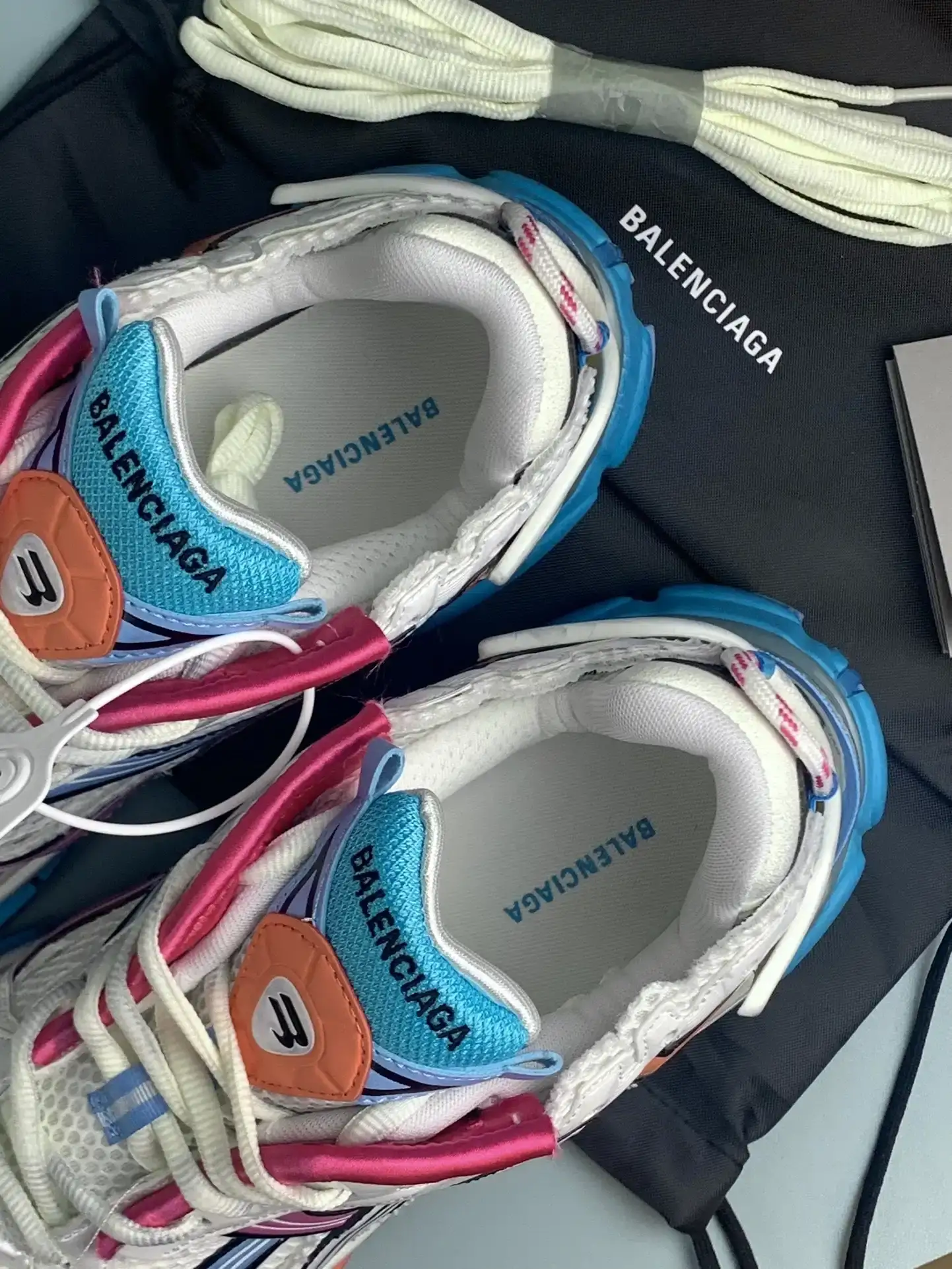 Runner Sneaker in White/Yellow/Pink/Blue product photo from LabelPicks