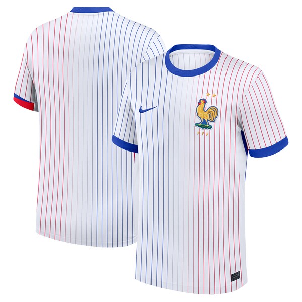France National Team Nike 2024 Away Replica Blank Jersey - White