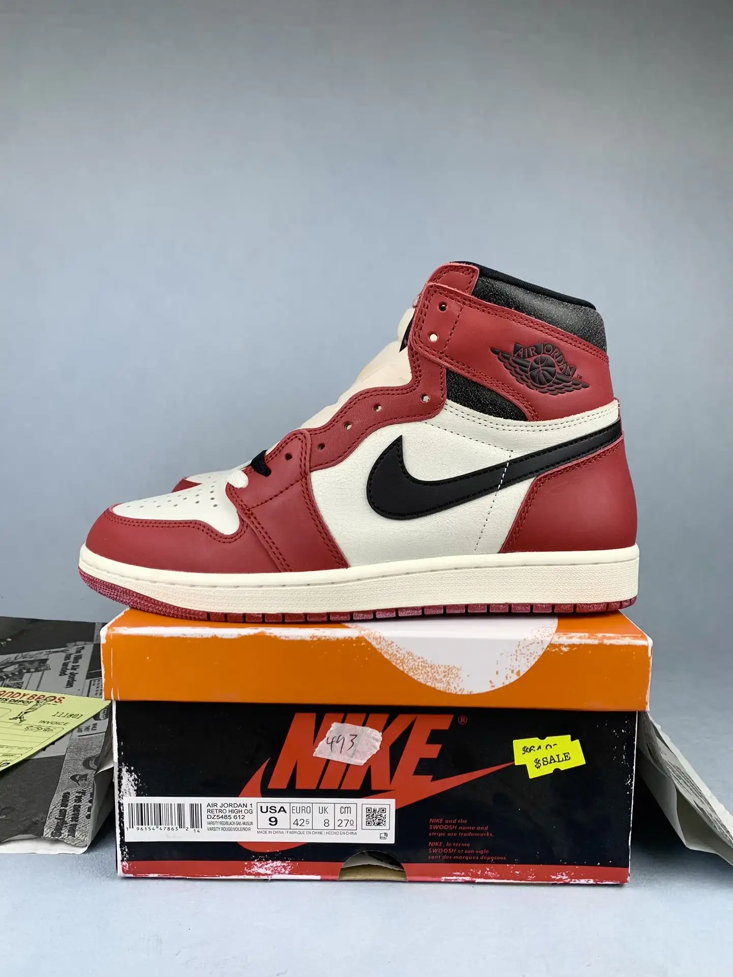 Air Jordan 1 High OG “Lost & Found” Shoes product photo from LabelPicks