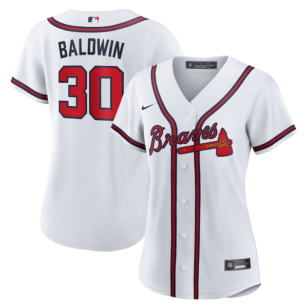 Drake Baldwin Atlanta Braves Nike Women's Home Replica Jersey - White