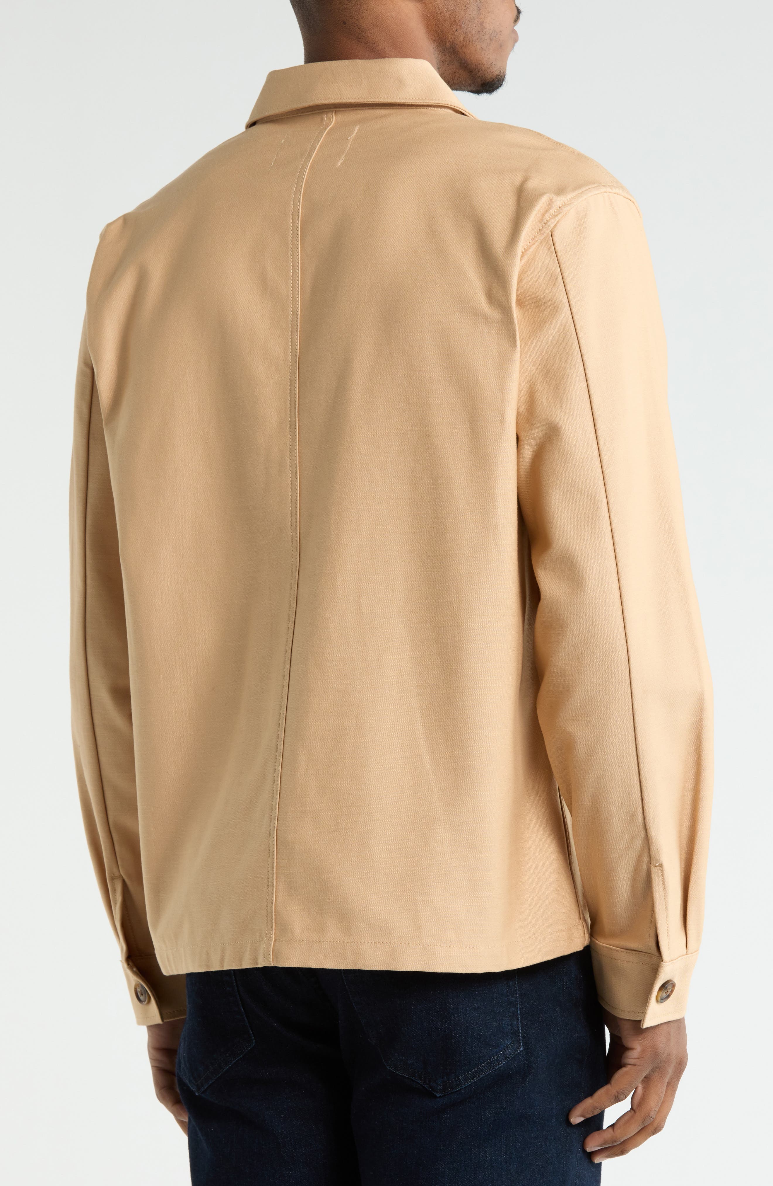 Scotch & Soda Textured Canvas Shirt Jacket