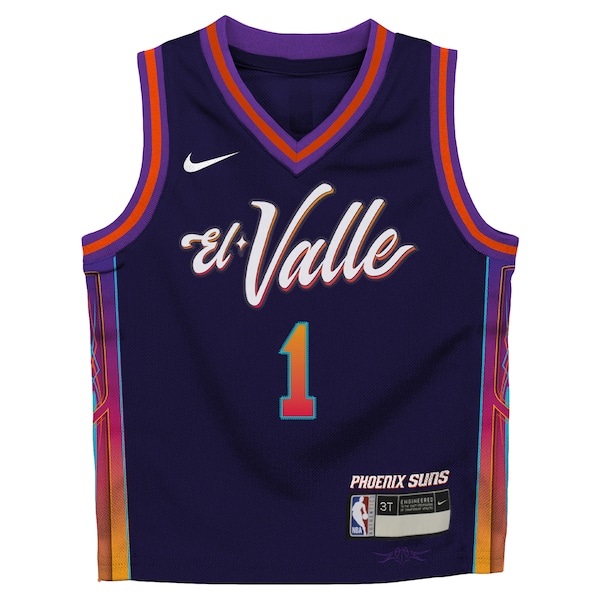 Devin Booker Phoenix Suns Nike Preschool  Swingman Replica Jersey - City Edition - Purple