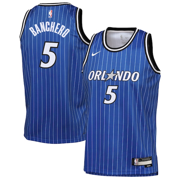 Paolo Banchero Orlando Magic Nike Youth Icon Edition Swingman Jersey - Blue