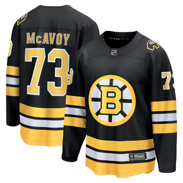 Charlie McAvoy Boston Bruins  Home Breakaway Jersey - Black