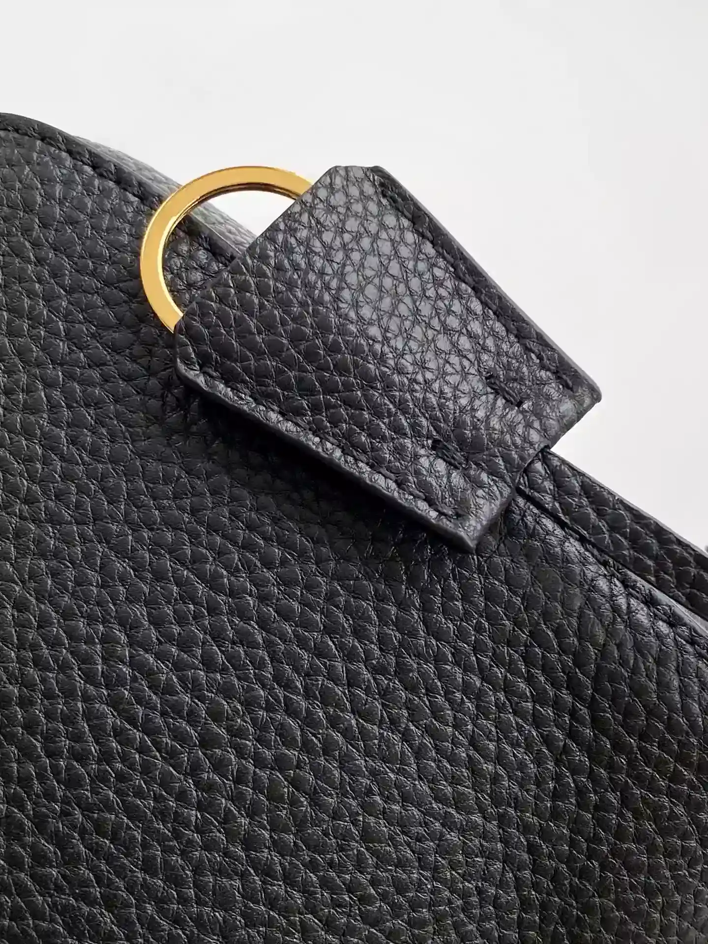 Prada Gold Grained Leather Shoulder Bag product photo from LabelPicks