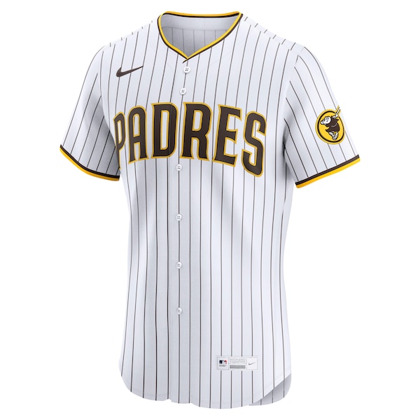 San Diego Padres Nike Home Elite Custom Jersey - White