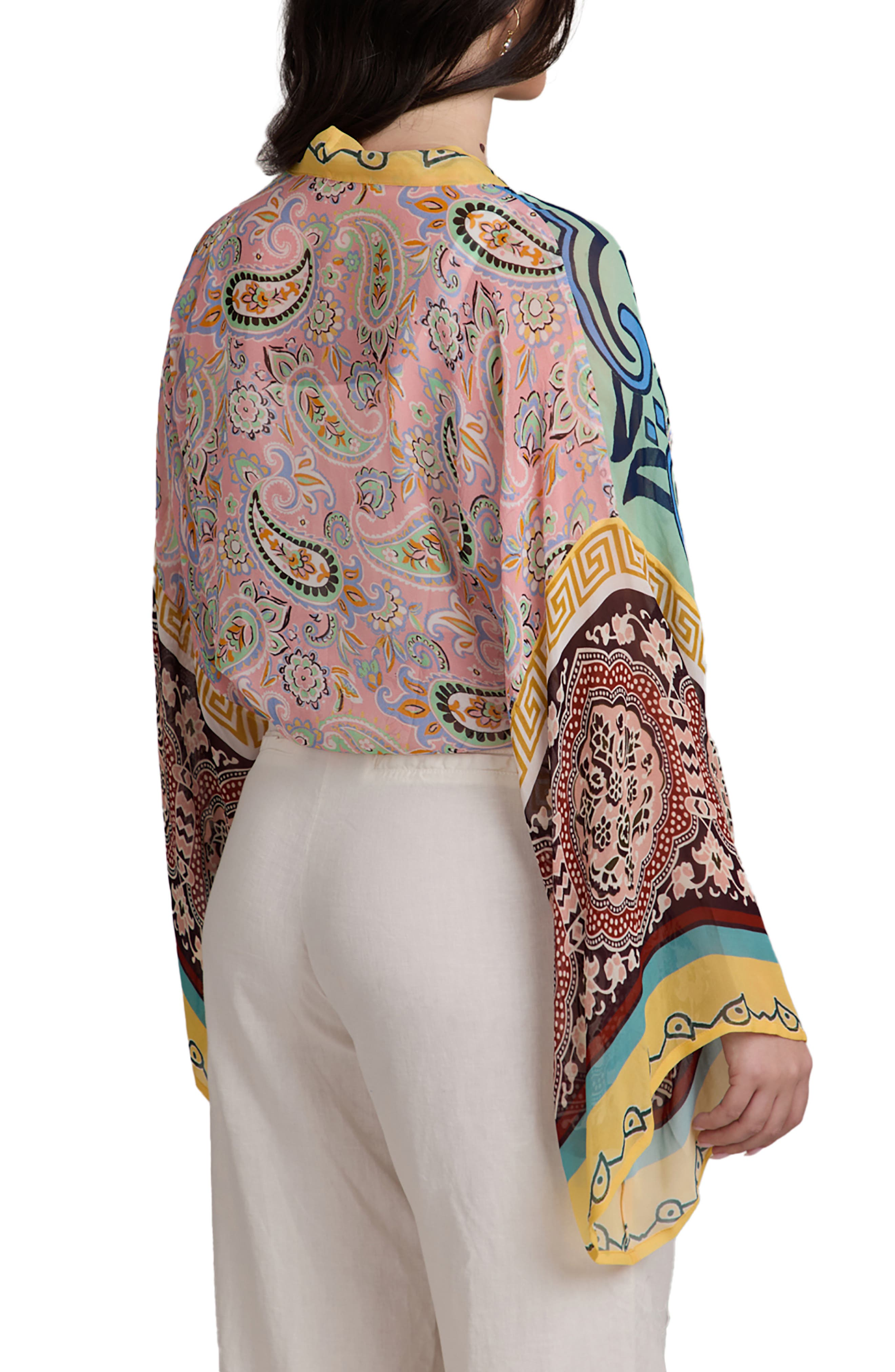 SAACHI Paisley Tie Front Tunic