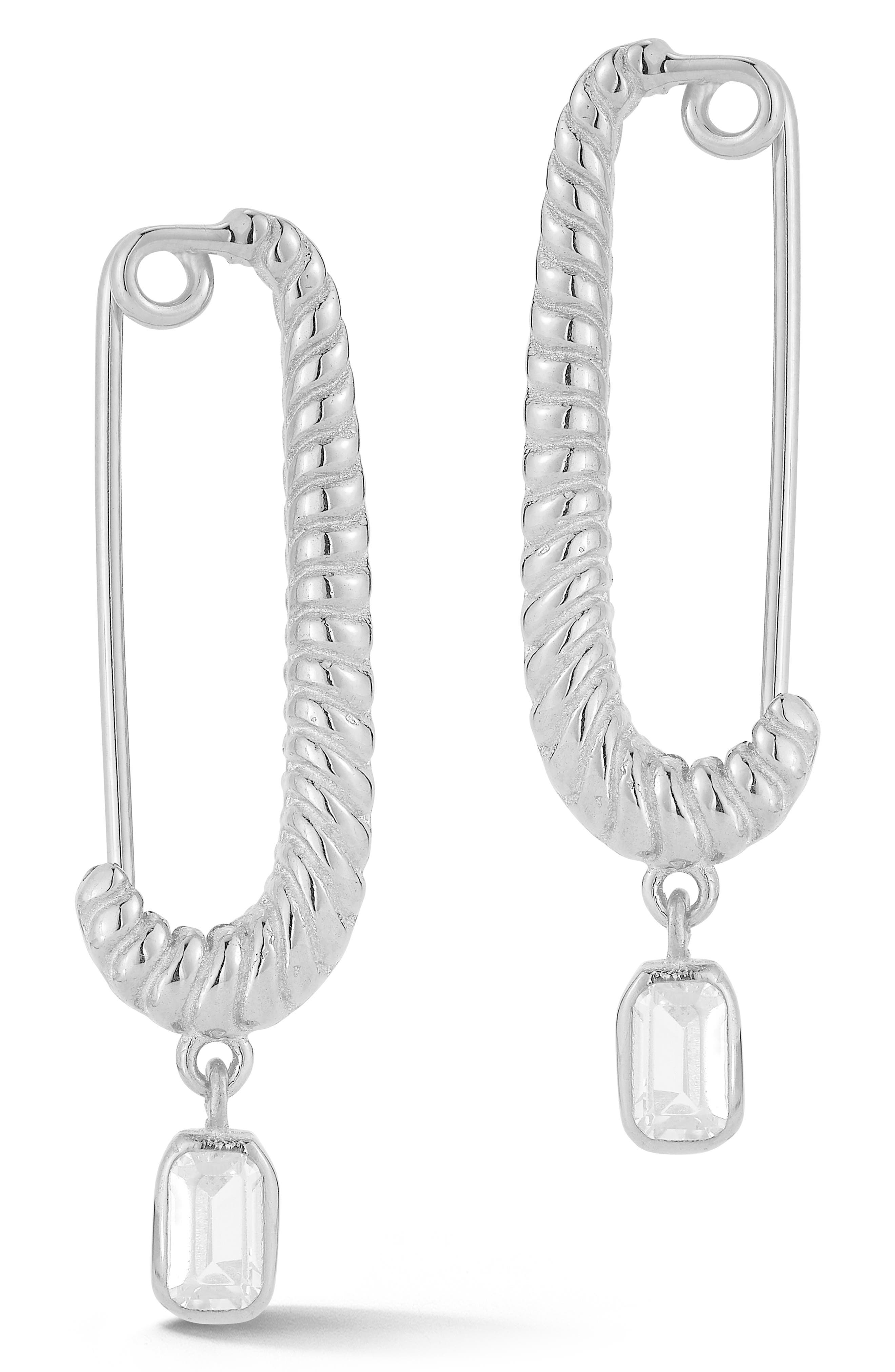 SPHERA MILANO Cubic Zirconia Drop Earrings