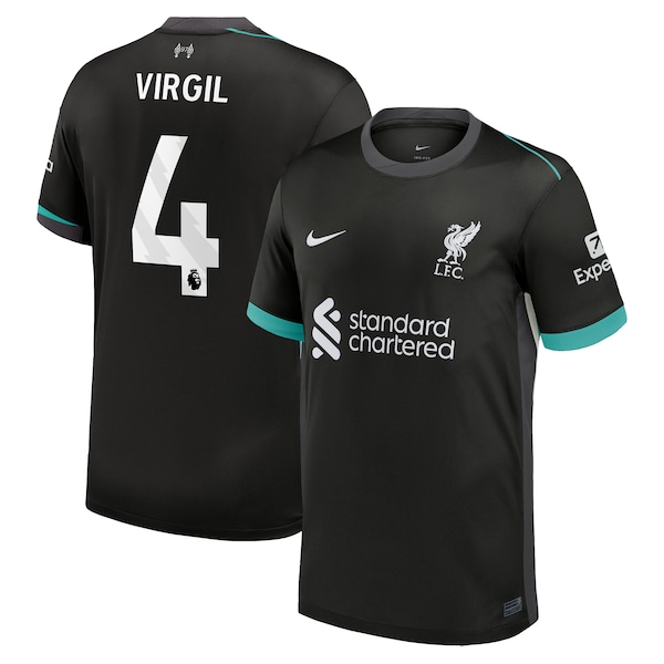 Virgil van Dijk Liverpool Nike 2024/25 Away Replica Jersey - Forest Green