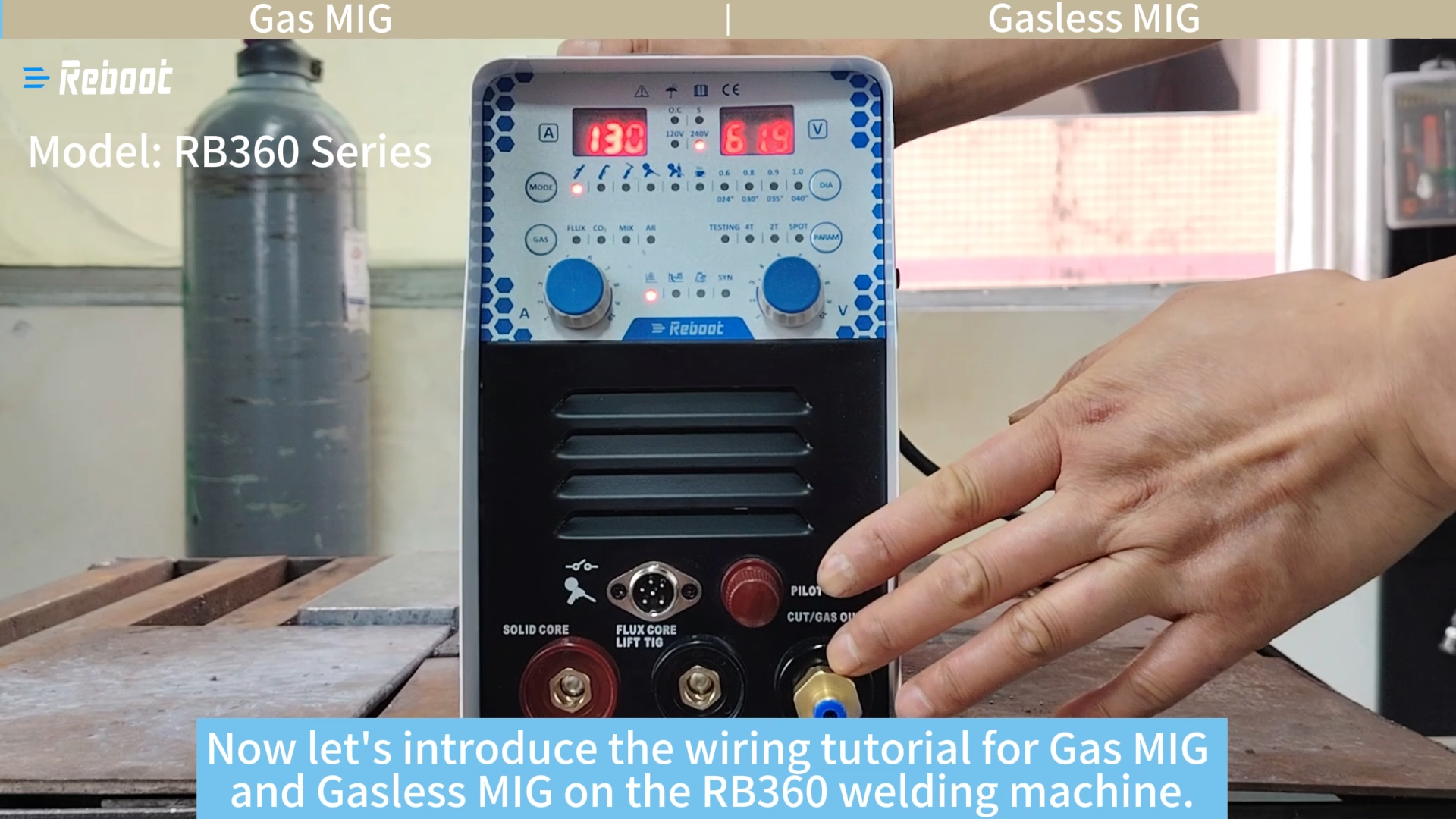 Reboot MIG Welder Plasma Cutter Combo 200A MIG TIG Stick Cut