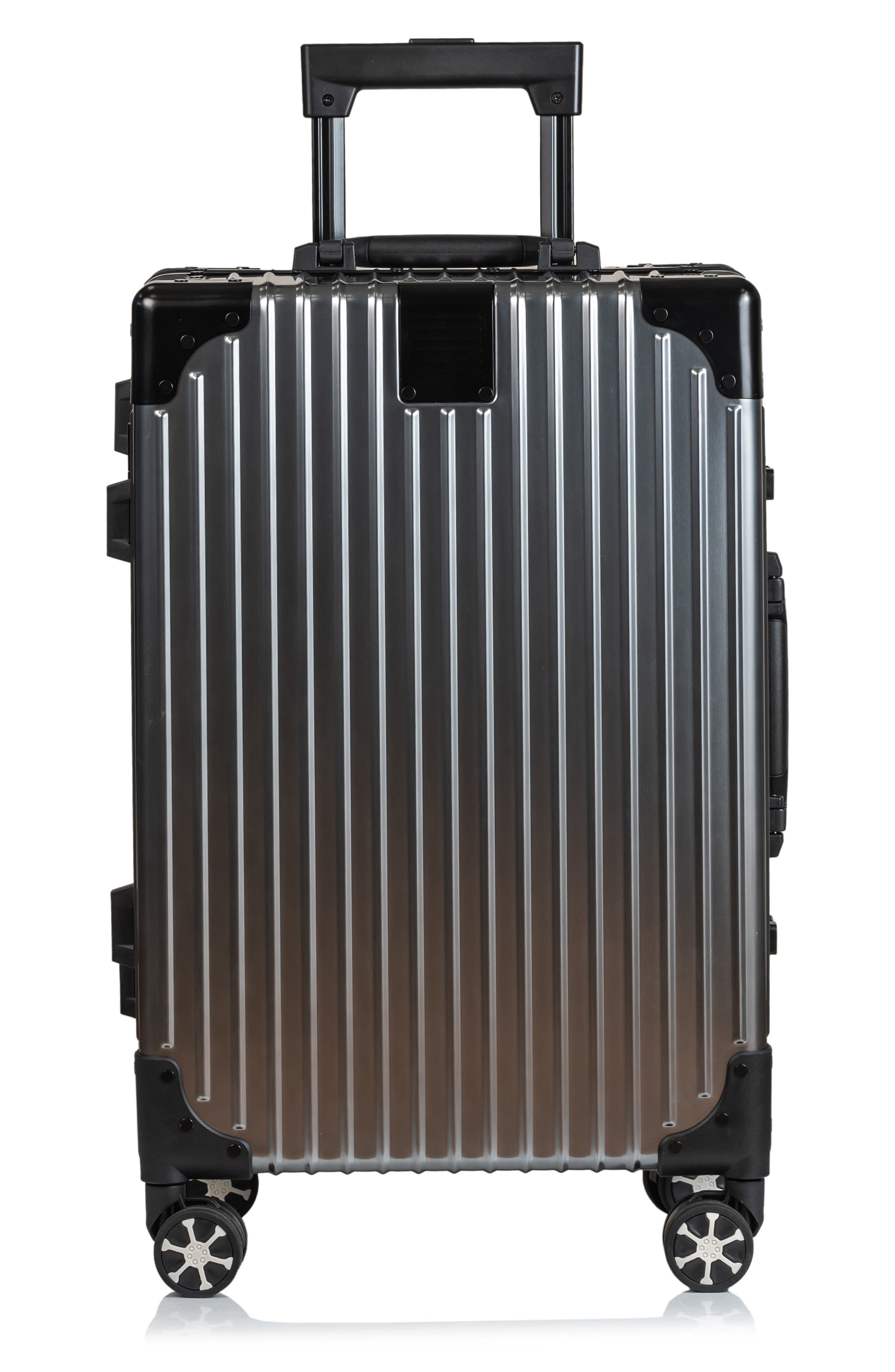 CHAMPS Aluminum Hardside Spinner Suitcase Carry-On
