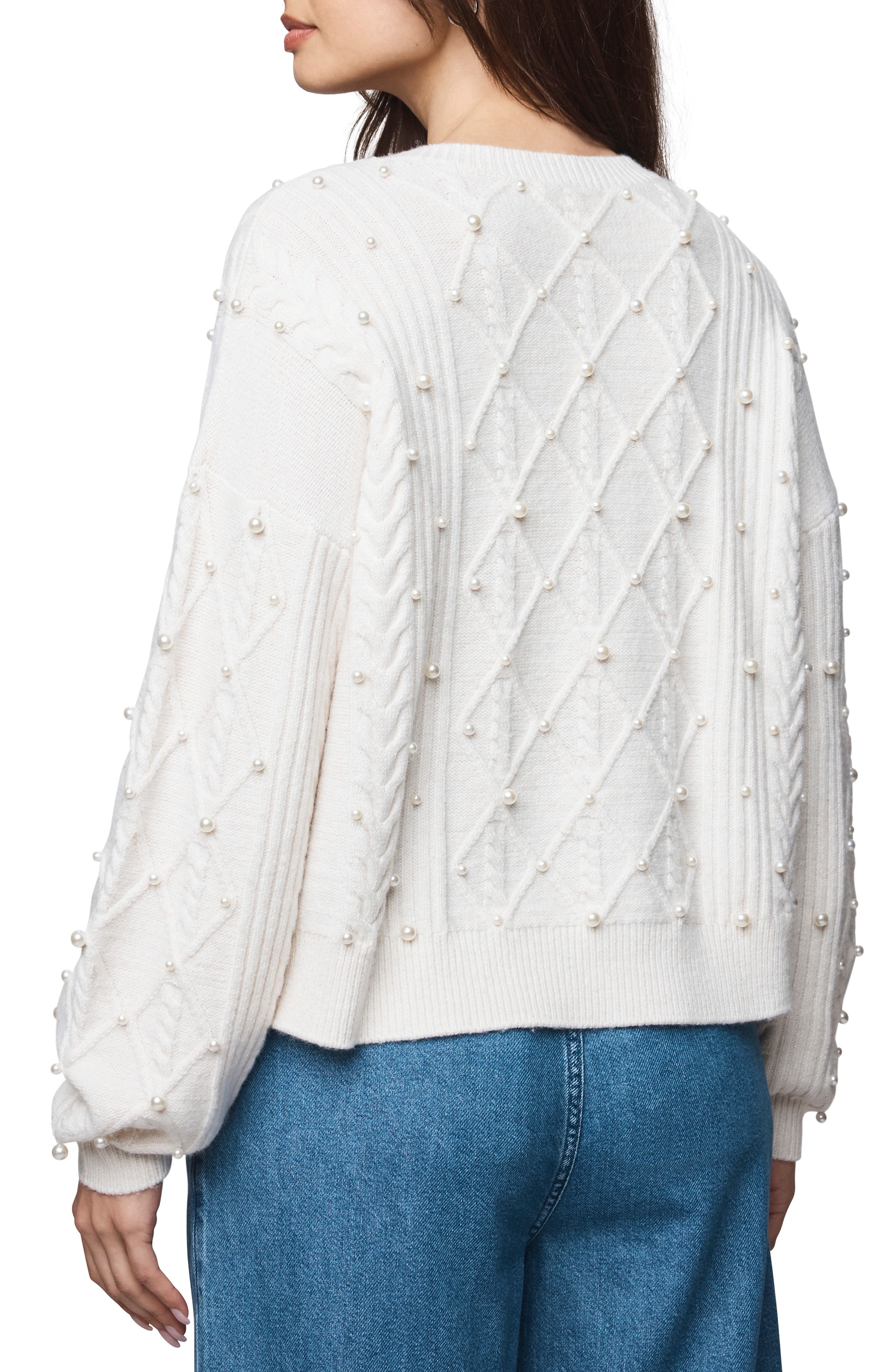 Splendid Demi Pearly Bead Sweater