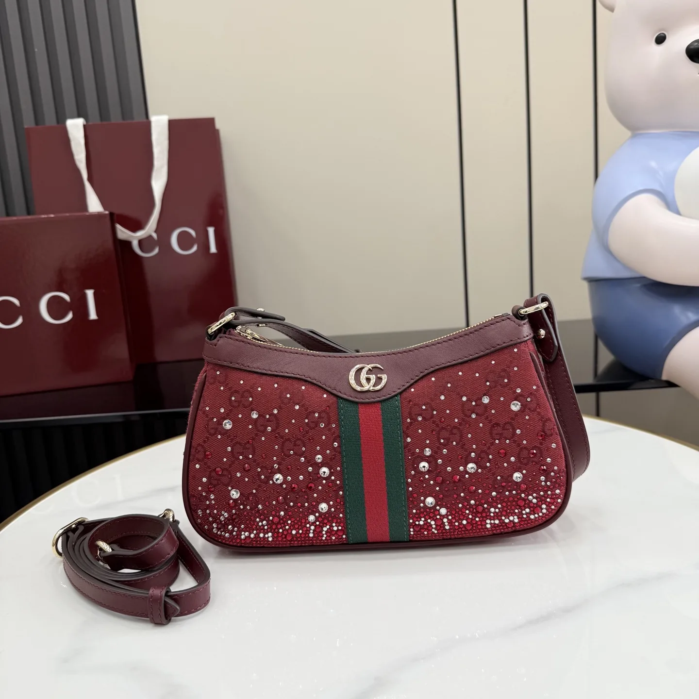 Gucci Ophidia GG Supreme Canvas Crossbody Bag product photo from LabelPicks