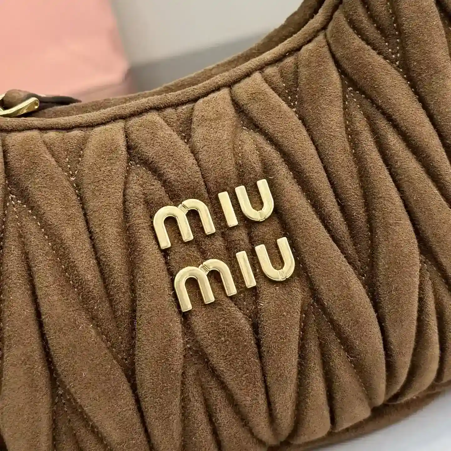 Miu Miu Lambskin Matelasse Hobo Bag product photo from LabelPicks