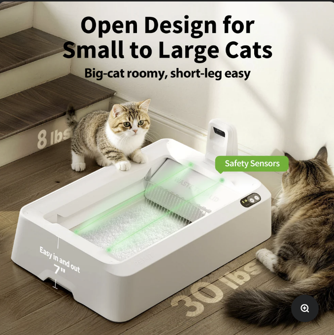 Petkit Cat Litter Automatic with Hood Brand New - GreshamTech