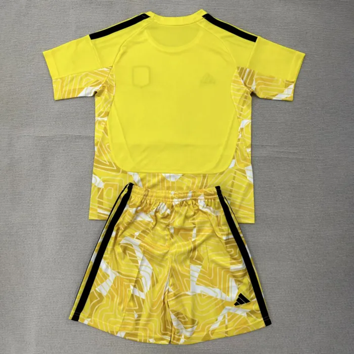 Kids Aston Villa Yellow Goalkeeper Suit 26/27