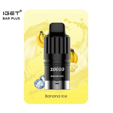 IGET BAR PLUS S3 POD 10000 Puffs - Banana lce