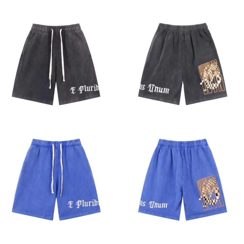 Godspeed Sweat Shorts #8771 Black/Blue