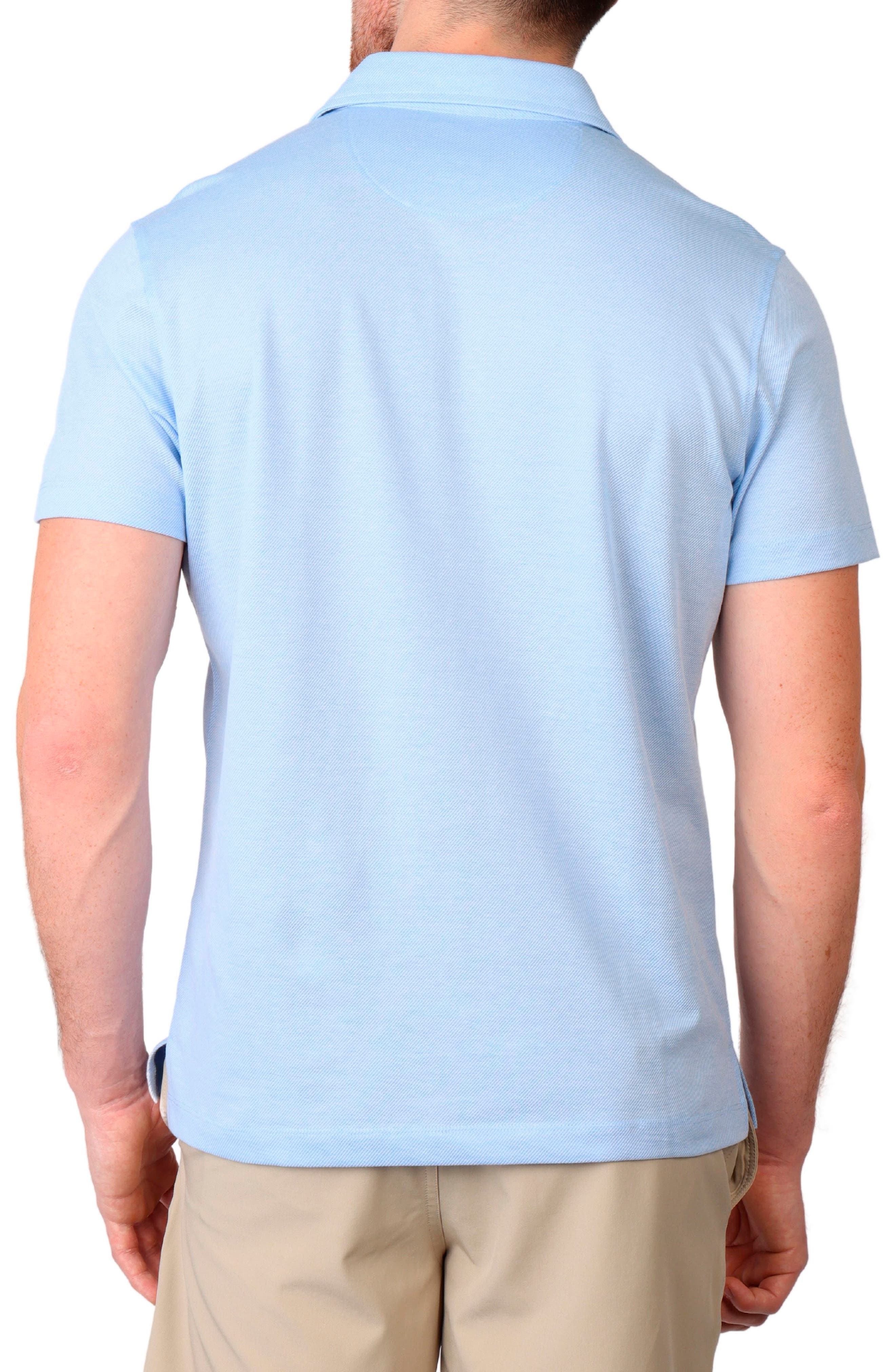 TailorByrd Twisted Yarn Dobby Twill Polo