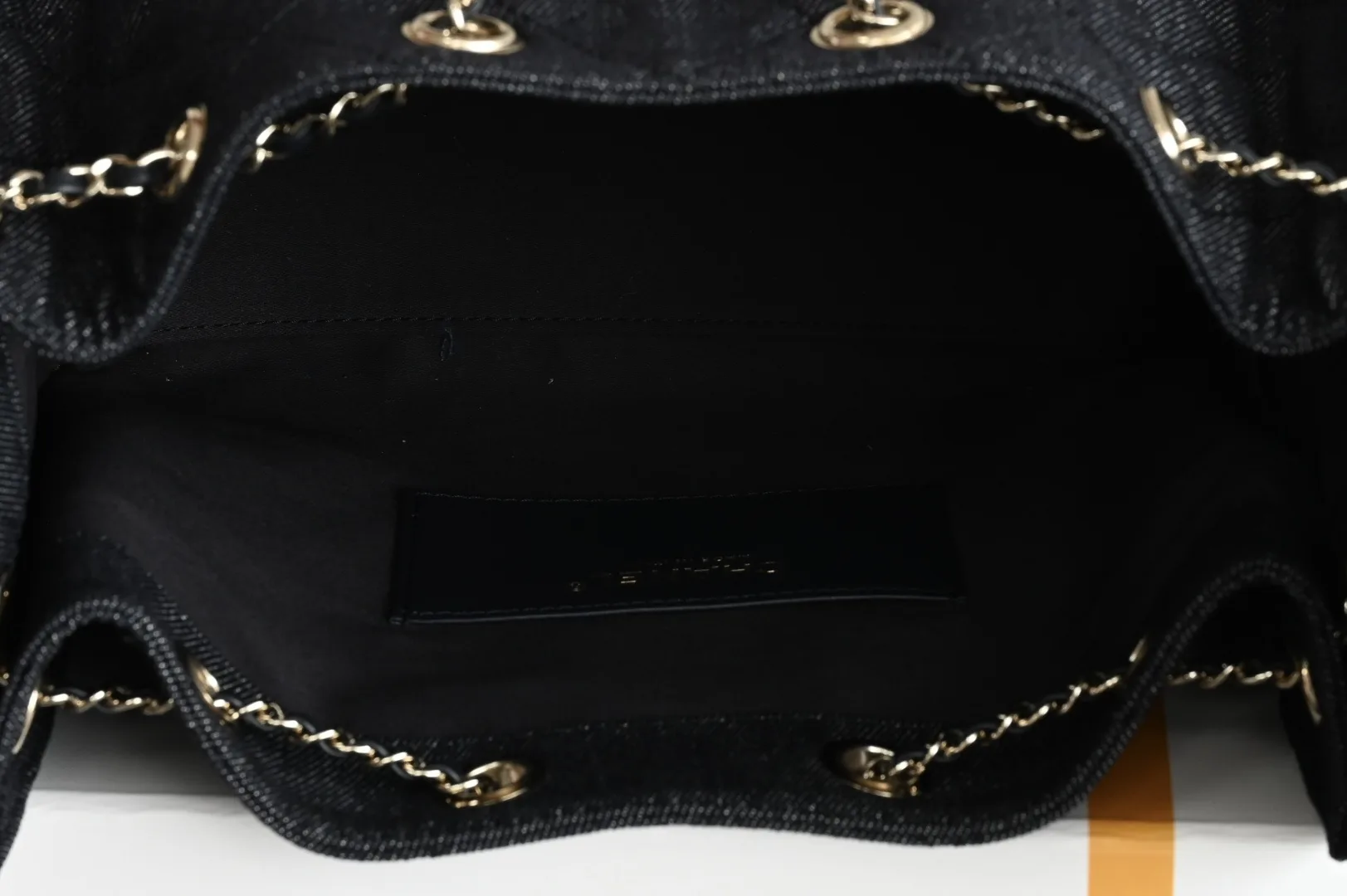 Chanel Navy Denim Top Handle Bag product photo from LabelPicks