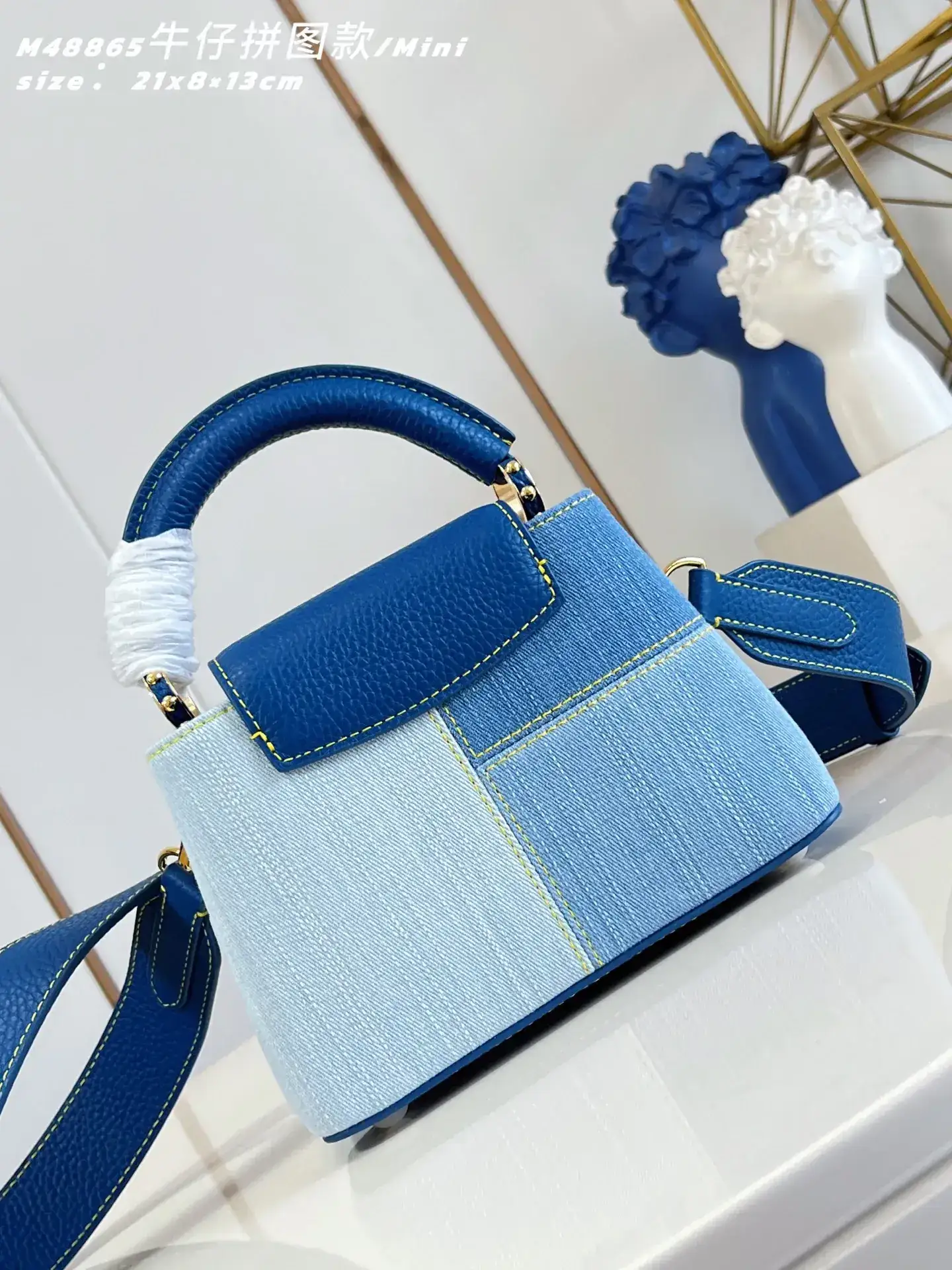 Louis Vuitton Capucines Denim Top Handle Bag product photo from LabelPicks