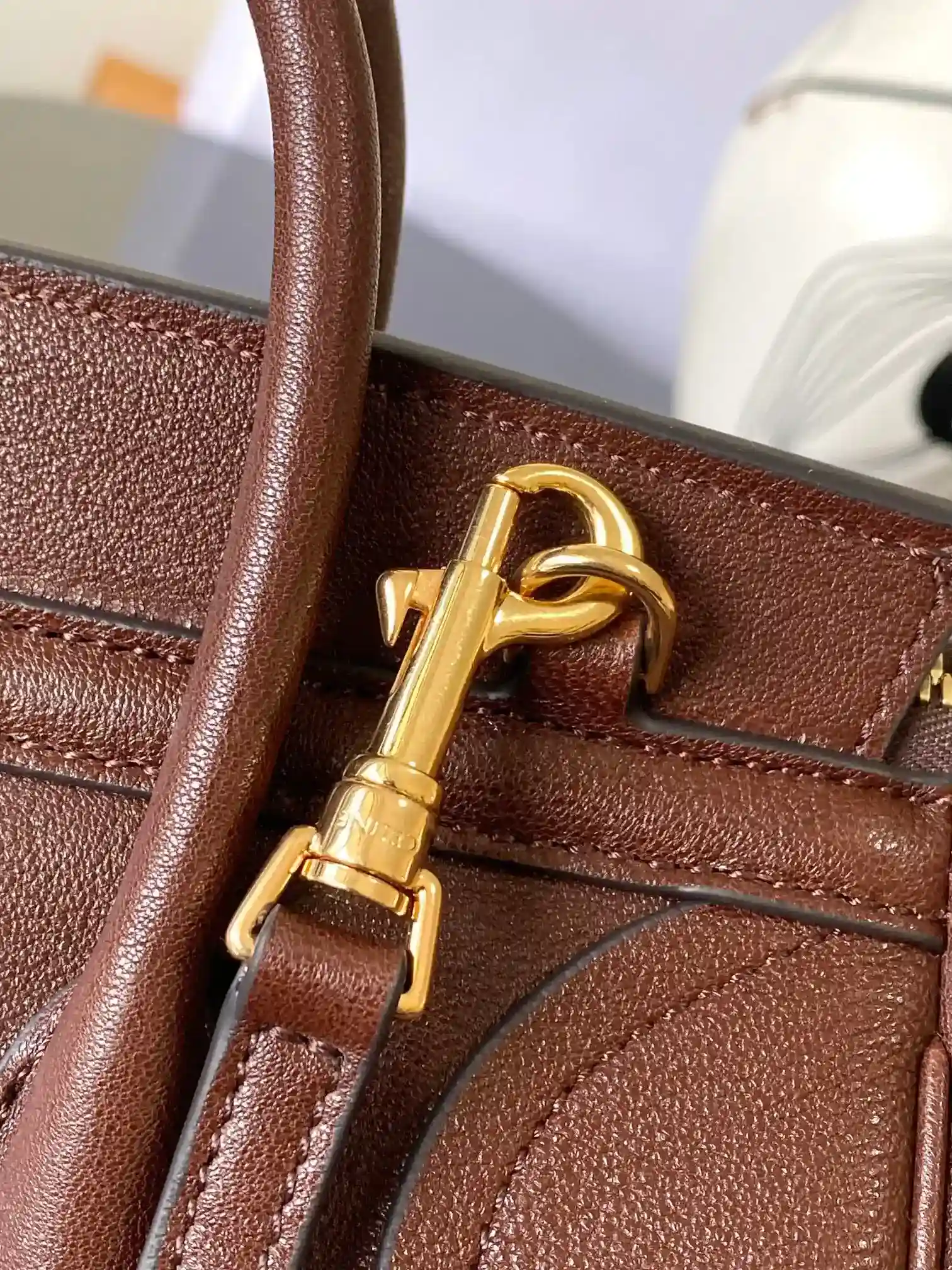 Celine Lambskin Luggage Top Handle Bag product photo from LabelPicks
