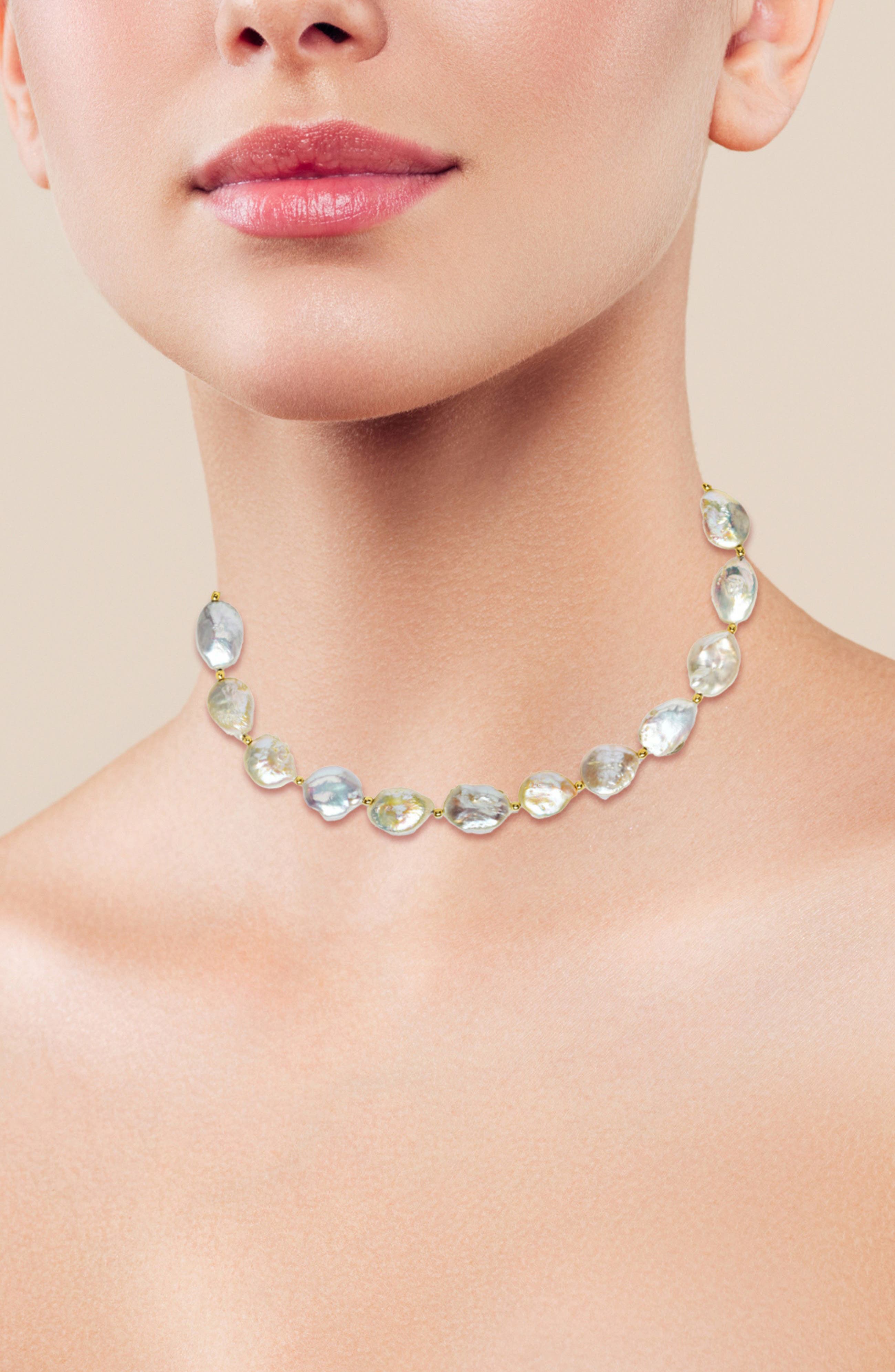 SPHERA MILANO 14K Gold Plated Sterling Silver Cultured Pearl
