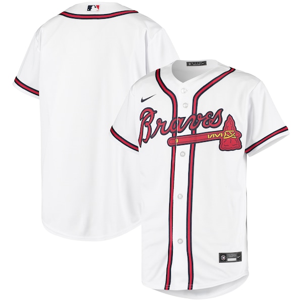 Atlanta Braves Nike Youth Home Replica Team Jersey - White