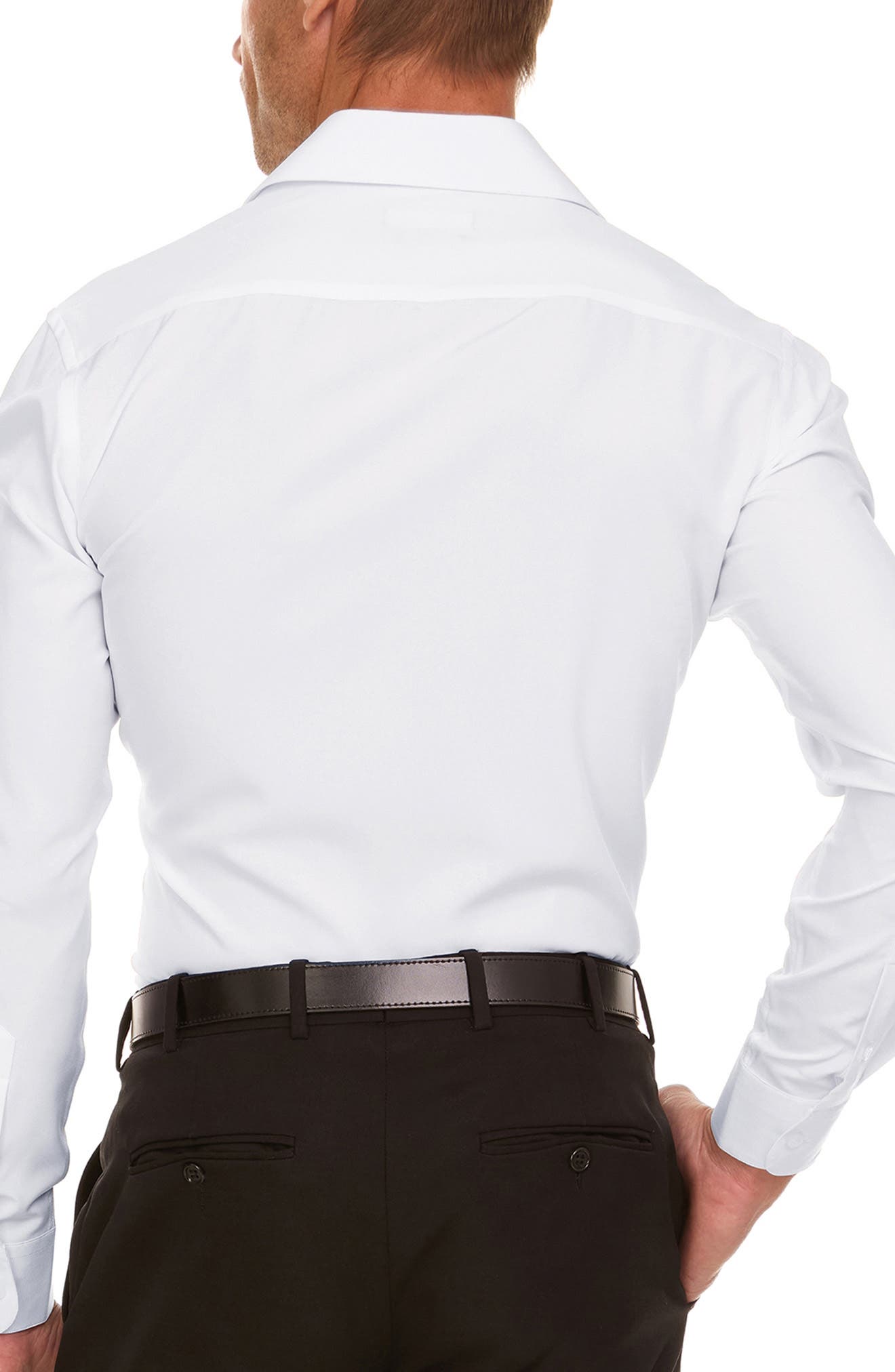 Nautica Standard Fit Solid Dress Shirt