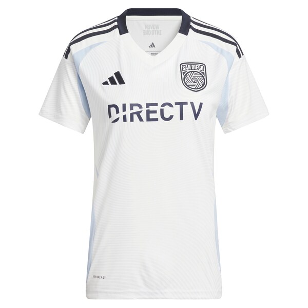 San Diego FC adidas Women's 2025 Woven Into One Replica Custom Jersey - White