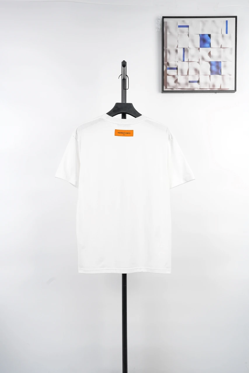 Louis Vuitton White Embossed T-Shirt product photo from LabelPicks