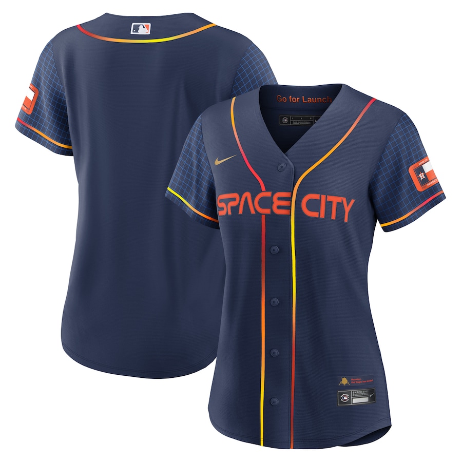 Houston Astros Nike Women's 2022 City Connect Replica Jersey - Navy