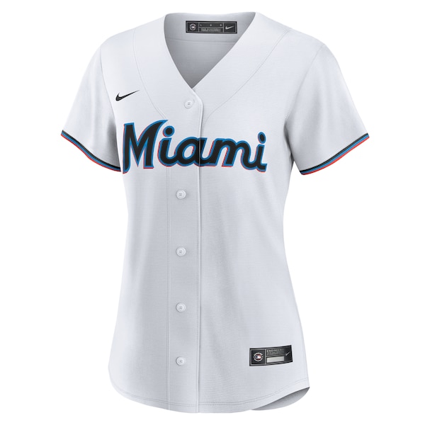 Sandy Alcantara Miami Marlins Nike Women's Home Replica Player Jersey - White