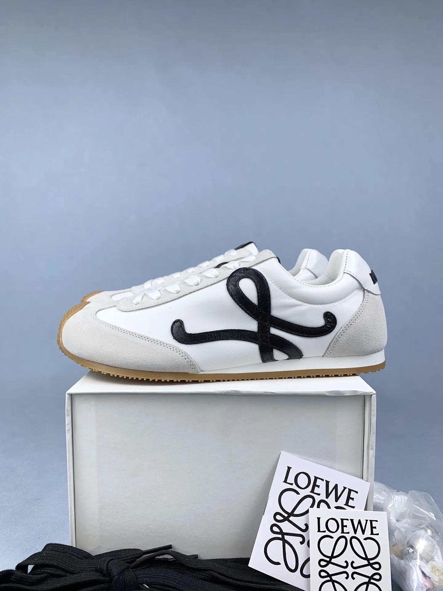 LOEWE Ballet Runner 2.0 in nylon and calfskin product photo from LabelPicks